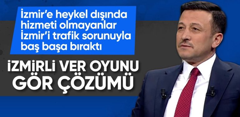 Hamza Dağ: Şu an en değerli sorun trafik İzmir’de