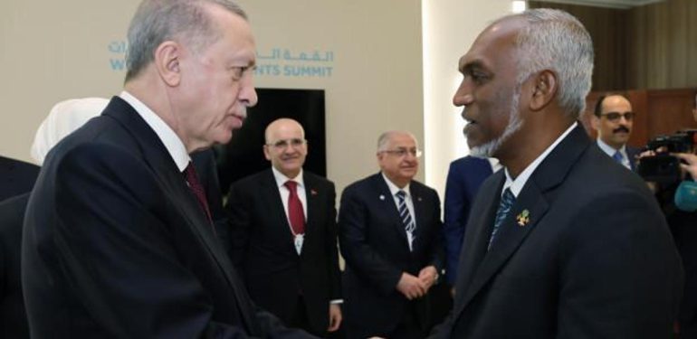 Cumhurbaşkanı Erdoğan, Maldivler Devlet Lideri Muizzu ile görüştü