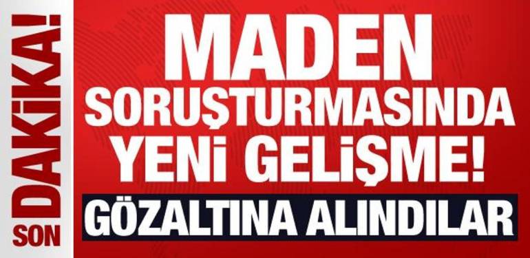 Erzincan’da facia: Maden soruşturmasında 4 gözaltı kararı!