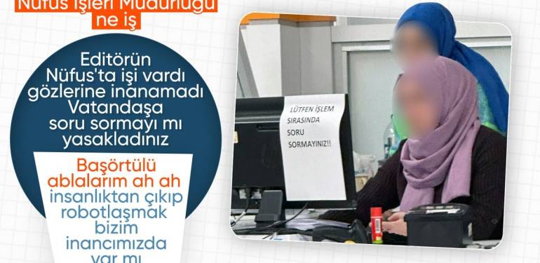 Kartal Nüfus Müdürlüğü’nde sorgusuz sualsiz süreç