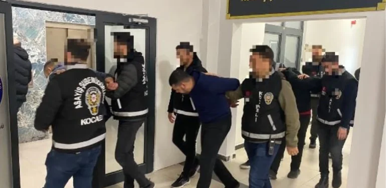 Kocaeli’de 4 Milyon TL Kıymetinde Hırsızlık Yapan Çete Suçüstü Yakalandı
